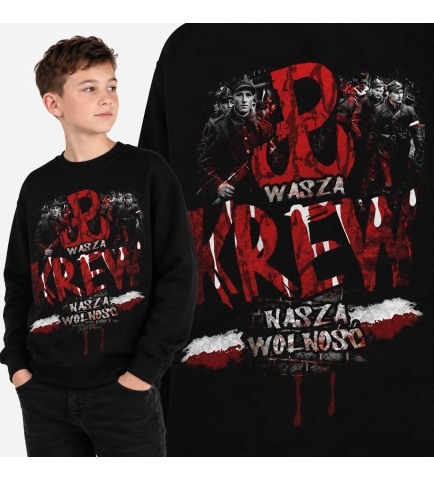 Bluza dziecięca Patriotyczna WASZA KREW